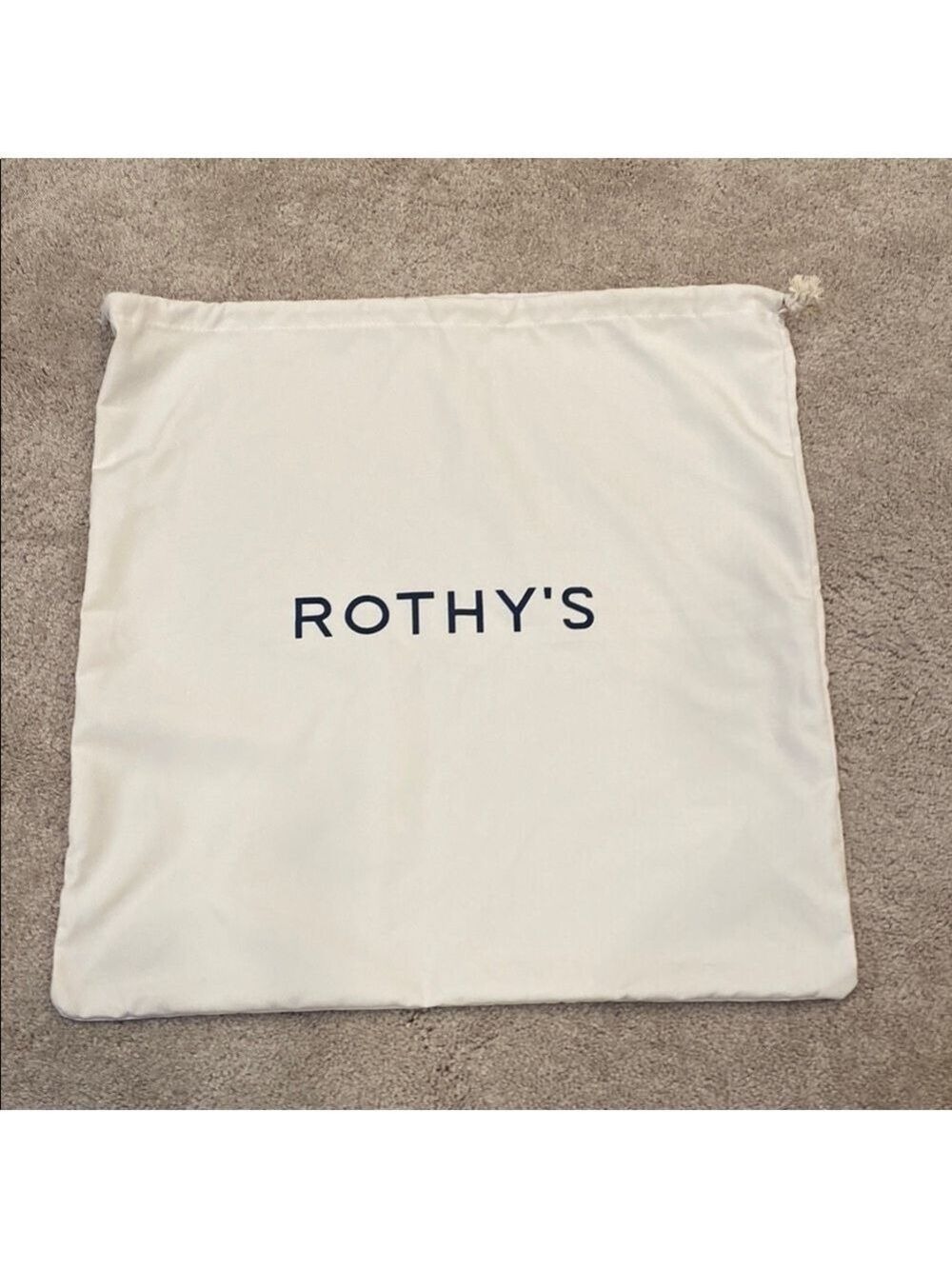 Rothy’s large drawstring dustbag